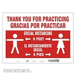 CONDOR Spanish & Bilingual Coronavirus Awareness & Social Distancing Sign
