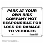 CONDOR Theft Advisory Parking Sign 7 x 10