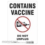 CONDOR Vaccine Refrigerator Freezer Sign