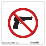 CONDOR Weapon & Intoxicating Or Illegal Substance Restriction Sign