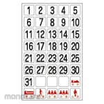 GREEN CROSS Numerical Magnetic Sheet for Calendar