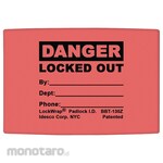 IDESCO Padlock Lockout Sign