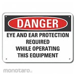 LYLE Aluminum Eye & Ear Danger Sign