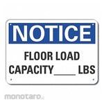 LYLE Aluminum Floor Load Notice Sign