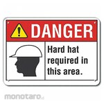 LYLE Aluminum Hard Hat Danger Sign
