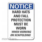 LYLE Aluminum Hard Hat Notice Sign