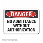 LYLE Aluminum No Admittance Danger Sign