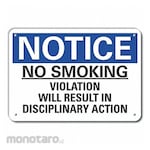 LYLE Aluminum No Smoking Notice Sign