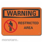 LYLE Aluminum Restricted Area Warning Sign
