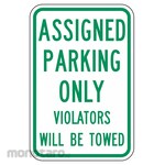 LYLE Assigned Parking Only Sign