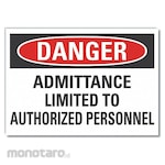 LYLE Authorized Personnel Danger Reflective Label