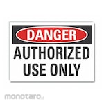 LYLE Authorized Use Danger Label