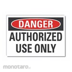 LYLE Authorized Use Danger Reflective Label