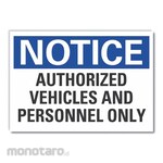 LYLE Authorized Use Notice Reflective Label