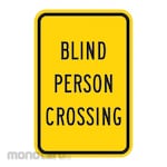 LYLE Blind Person Crossing Sign