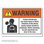 LYLE Carbon Dioxide Warning Reflective Label