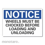 LYLE Chock Wheels Notice Reflective Label