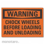 LYLE Chock Wheels Warning Label
