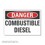 LYLE Combust Diesel Danger Reflective Label
