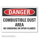 LYLE Combust Dust Danger Reflective Label