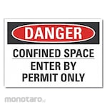LYLE Confined Space Authorization Sign