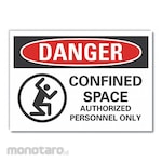 LYLE Confined Space Danger Reflective Label