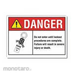LYLE Confined Space Lockout Signs
