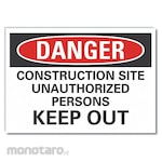 LYLE Construction Area Danger Reflective Label