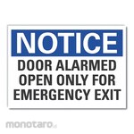 LYLE Door Instruction Notice Reflective Label