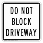 LYLE Driveway No Parking Sign