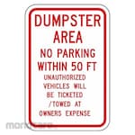LYLE Dumpster No Parking Sign