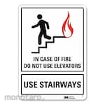 LYLE Elevator & Stairway Fire Signs