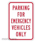 LYLE Emergency Vehicle Parking Sign