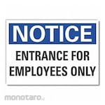 LYLE Employees & Visitors Notice Label