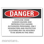 LYLE Ethylene Oxide Danger Reflective Label