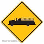LYLE Fire Truck Crossing Traffic Sign