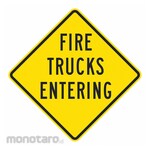 LYLE Fire Trucks Entering Traffic Sign