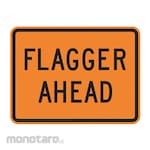 LYLE Flagger Ahead Traffic Sign