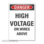 LYLE High Voltage Danger Reflective Label