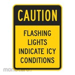 LYLE Icy Conditions Traffic Sign