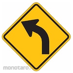 LYLE Left Curve Traffic Sign