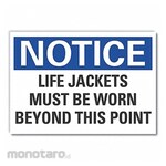 LYLE Life Jackets Notice Label