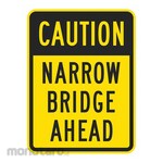 LYLE Narrow Bridge Traffic Sign