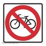 LYLE No Bicycles Traffic Sign