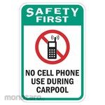 LYLE No Cell Phones Traffic Sign