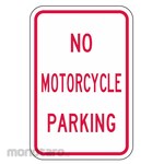 LYLE No Motorcycle Parking Sign
