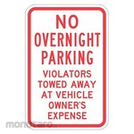 LYLE No Overnight Parking Sign