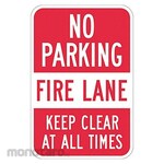 LYLE No Parking Fire Lane Sign