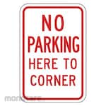 LYLE No Parking Here To Corner Sign