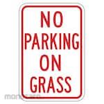 LYLE No Parking On Grass Parking Sign